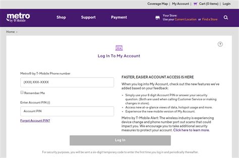 My Account At Metropcs