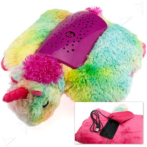 Boygirl T Cuddly Pet Pillow Unicorn Night Light Lites Kids Children