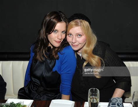 Actress Liv Tyler And Mother Bebe Buell Attends G Star Raw