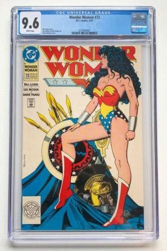 Wonder Woman Cgc White Pages Classic Bolland Cover Dc Comics
