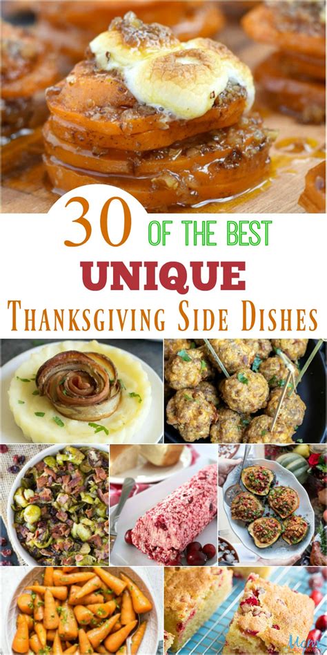 Macaroni and cheese, green bean casserole, sweet potatoes, deviled eggs, mashed potatoes, cranberry chutney and more. 30 of the Best UNIQUE Thanksgiving Side Dishes - Mom Does ...