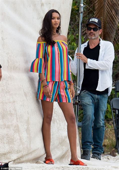 Lais Ribeiro Models For Matalan Catalogue Shoot In Miami Daily Mail
