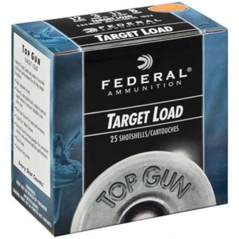 Bullseye North Federal Top Gun Target Load Ammo 12 Gauge 275 1oz 8