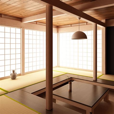 Characteristics elements include unadorned clay walls, woven straw or bamboo ceilings, undecorated fusuma and unfinished wood. Japanese tea room (With images) | Tea room, Interior ...