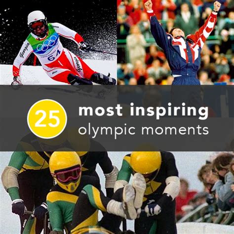 the 25 most inspiring olympic moments of all time
