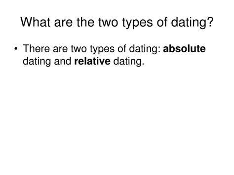 Ppt Absolute And Relative Dating Powerpoint Presentation Free Download Id 6339114