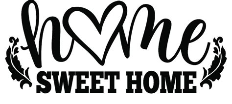Home Sweet Home Vinyl Decal Sticker Etsy