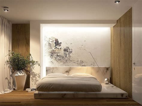 Soothing Unique Bedroom Design Marble Platform Bed Love That