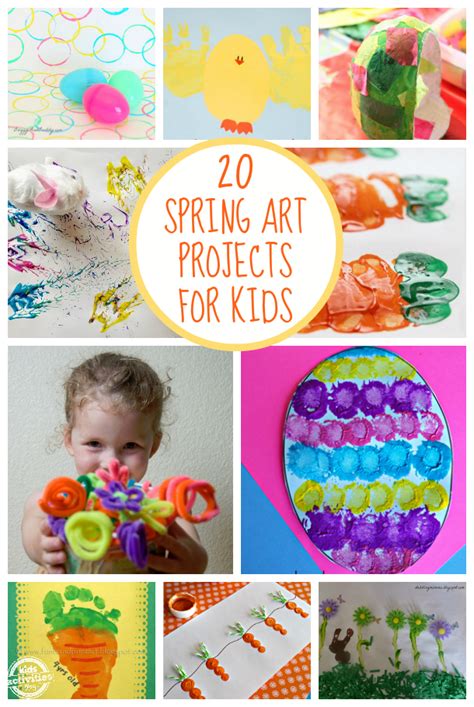 Arts and crafts projects for kids: 20 FREE Spring Art Projects for Kids | Free Homeschool Deals