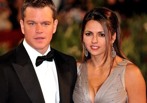 Matt Damon Qui Est Sa Femme Luciana Barroso Big News