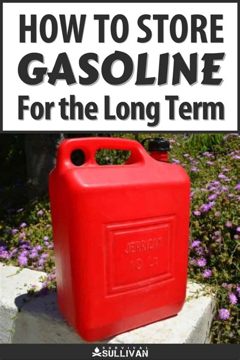 How to Store Gasoline for the Long Term