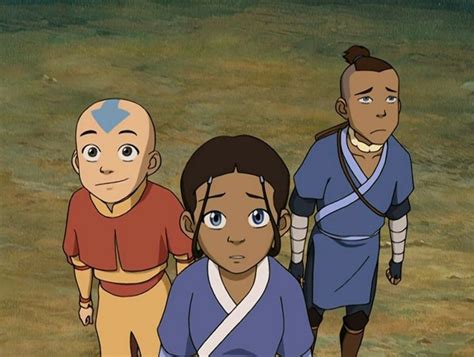 Aang Katara And Sokka Screenshot The Last Airbender Characters Avatar Airbender Favorite