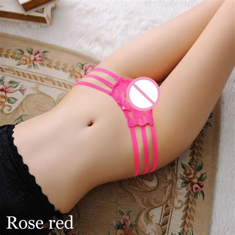 Buy High Quality Fashion Sexy Women Floral Briefs Thongs Breathable G String