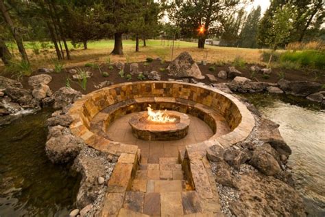 40 Best Sunken Patio Fire Pit Ideas For Your Backyard