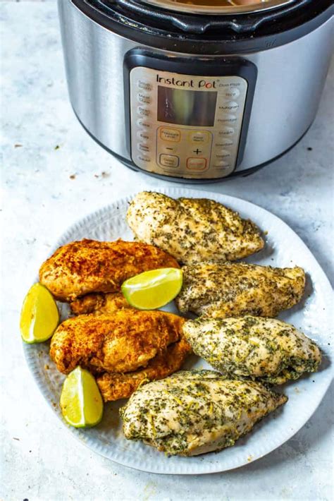 Instant Pot Chicken Breast 3 Ways Eating Instantly