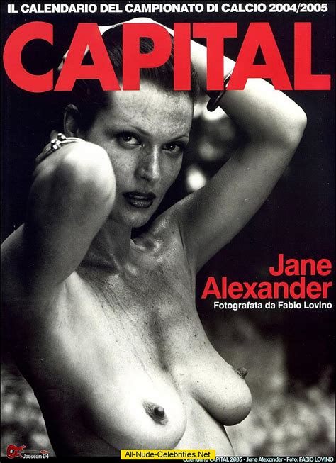 Jane Alexander Posing Naked For Her Official Calendar