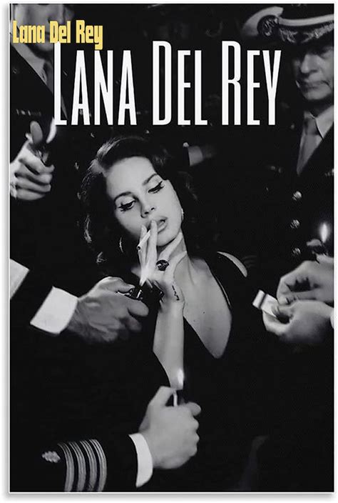 Lana Del Rey Canvas Poster Music Lana Del Rey Official Store