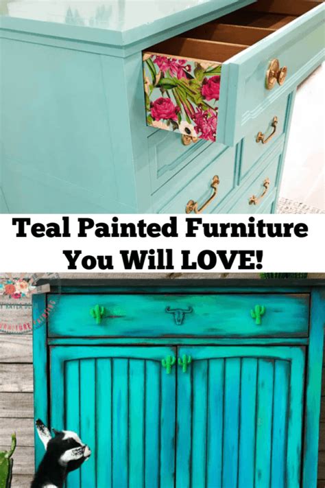 Teal Painted Furniture Collection That Sweet Tea Life