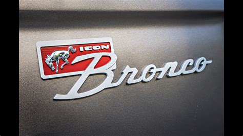 Ford Bronco Icon Br Restaurierte Offroad Legende Auto Motor Und Sport