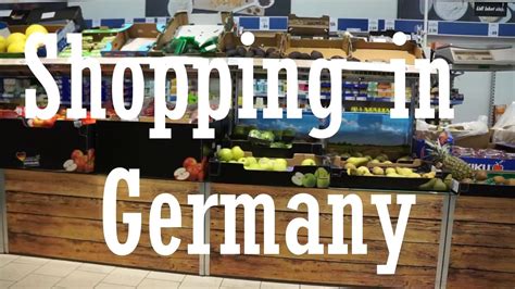 Shopping In Germany Best Grocery Deals Youtube