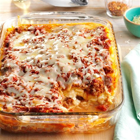 Four Cheese Lasagna Recipe Taste Of Home