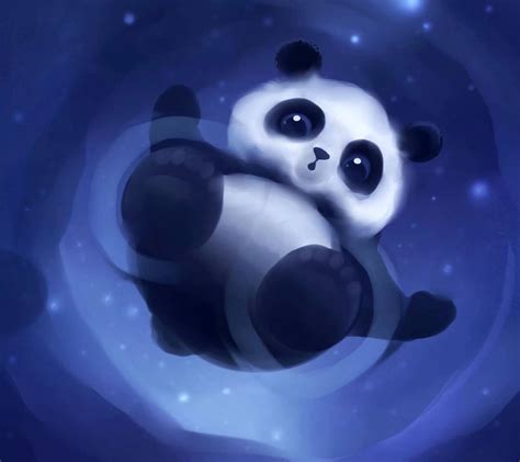 Gambar Panda Biru Aires Gambar