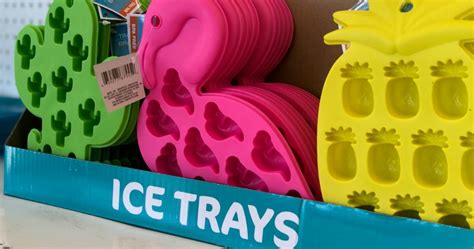 Colorful Silicone Ice Cube Trays Just 1 At Dollar Tree Cactus Pink