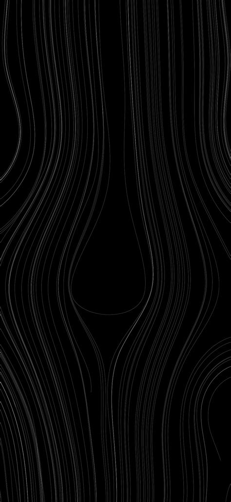 Apple Iphone Wallpaper Vn88 Lines Curve Dark Bw Pattern