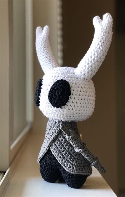 The Knight From Hollow Knight Crocheted By Me Figured Id Get In On