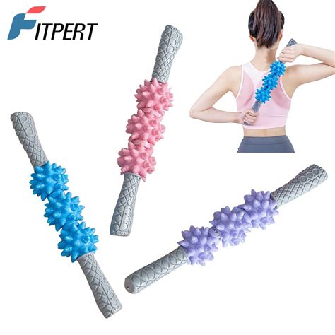 Pressure Point Muscle Roller Massage Stick Exercise Body Arms Back Legs Trigger Muscle Roller