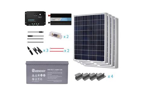 400 watt solar panel kit. Renogy 400 Watt 12 Volt Poly solar panel Starter Complete ...