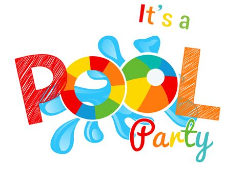Weather Clipart Pool Party Pool Party Clipart Png Download 249564