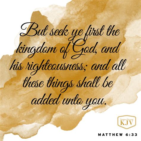 Kjv Verse Of The Day Matthew 633