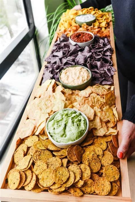 Epic Rectangular Chips And Dips Board For Any Party Use This Board For