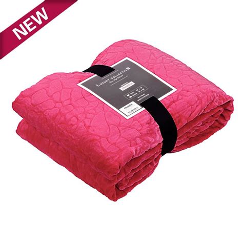 All Season Ultra Soft Microplush Blanket Cobbled Classic Hot Pink Velvet Throw Blanket Velvet