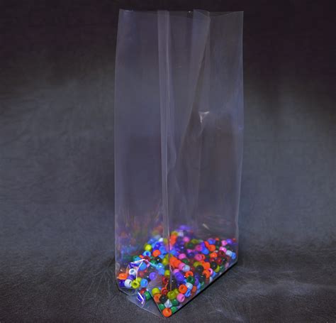 Gusseted Poly Bags Pleated Plastic Bags Alpine Packaging