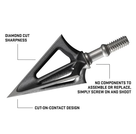 Tenpoint Now Offers A Fixed Blade Broadhead The New Evo X Montec Fixed