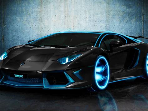 Lamborghini Estilo Tron Hd Aventador Fondo De Escritorio Pantalla
