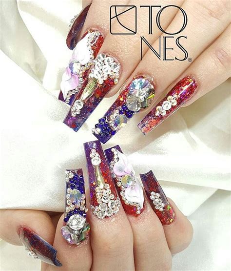 Amazing Nail Art Made Using Tones Products Gel Designs Acrylic Gel
