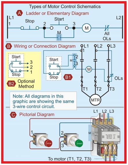 Electrical Circuit Diagram Start Stop