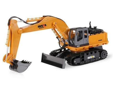 Huina 116 24g 11ch Rc Excavator Digger With Die Cast Bucket