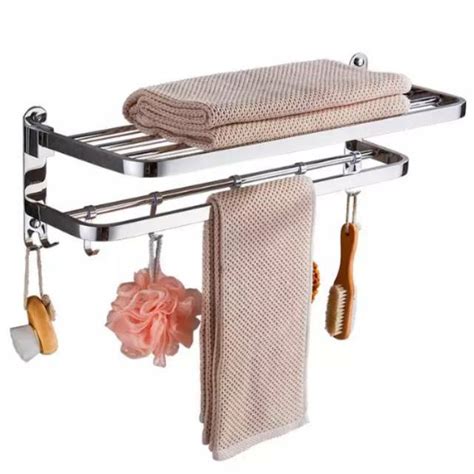 Tahan lama, hemat tempat, dan anti karat. GANTUNGAN HANDUK STAINLESS STEEL . JEMURAN HANDUK. TEMPAT ...