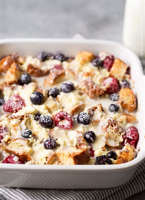 Mixed Berry Overnight Croissant Breakfast Bake 4 The