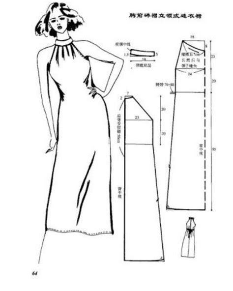Diseñador Patrones De Costura On Instagram “esquema De Modelado Vestido Molde Patronesgratis