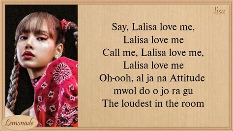 lalisa lyrics easy
