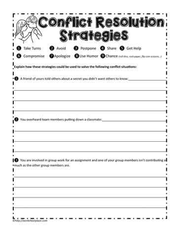 Conflict resolution skills for kids