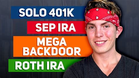 I Found The Best Retirement Plan For Self Employed Solo 401k Sep Ira Mega Backdoor Roth Ira