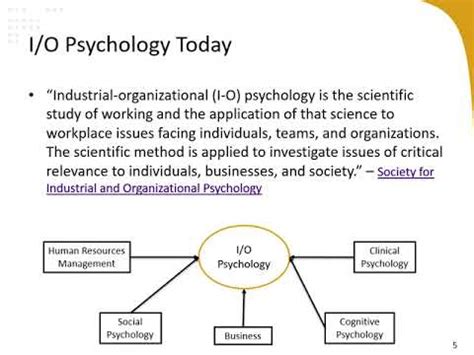 Industrial and organizational psychology had its origins in the early 20th century. The Basics of Industrial/Organizational Psychology and ...