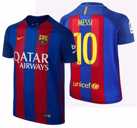 Nike Lionel Messi Fc Barcelona Home Youth Jersey 201617 Qatar