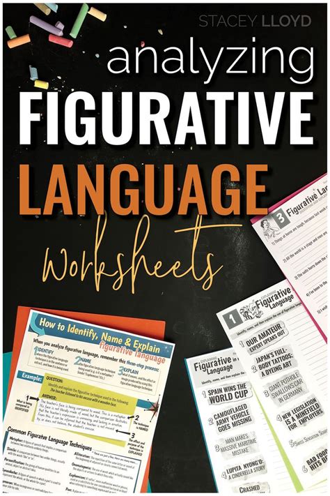 Figurative language is a staple of writing in the english language. Figurative Language Worksheets {Name, Identify and Explain ...